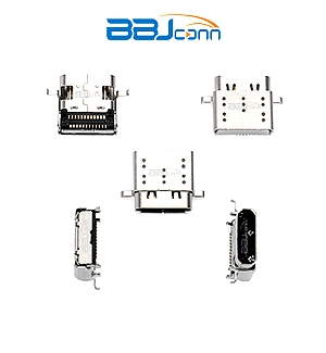 TYPE-C 24P Motherboard Double Shell L=9.17 Double Row SMT CH=1.57 Tin Feet 0.6